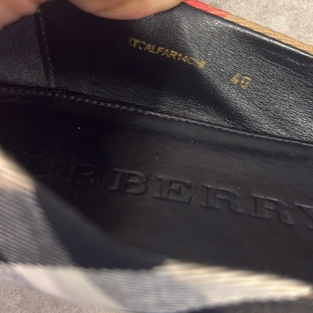 Burberry Black and Brown Ballet Flats - Picture 3 of 4